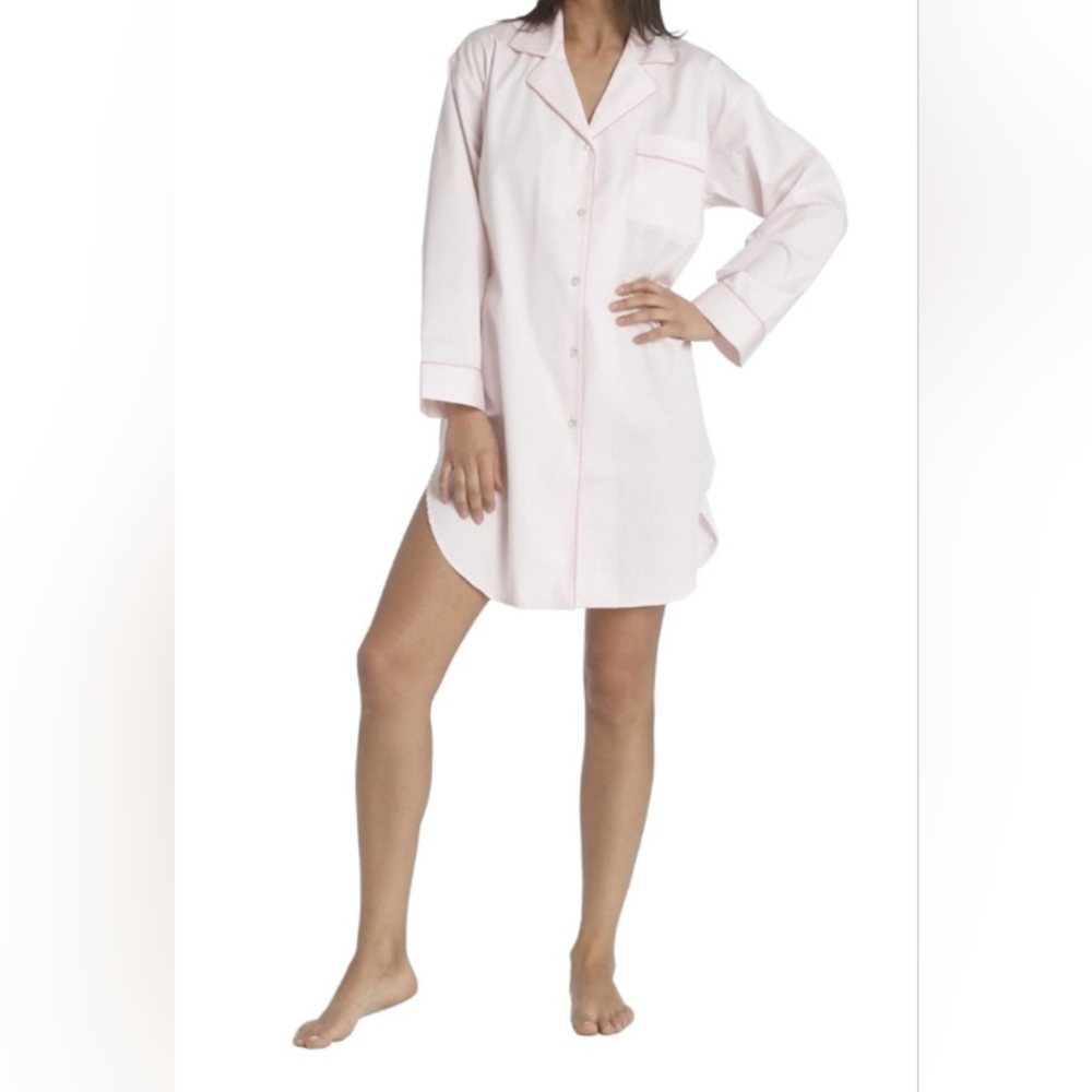 Women's Max studio Sleepwear Pink Sleep Shirt Size Small